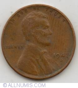 Image #1 of Lincoln Cent 1947 D