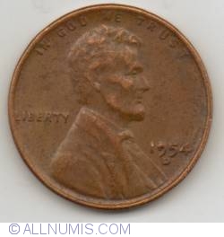 Lincoln Cent 1954 D