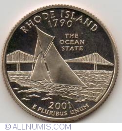 State Quarter 2001 S - Rhode Island