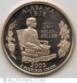 Image #2 of State Quarter 2003 S - Alabama 