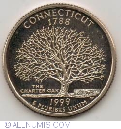 Image #2 of State Quarter 1999 S - Connecticut 