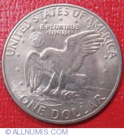 Image #2 of Eisenhower Dollar 1972 D