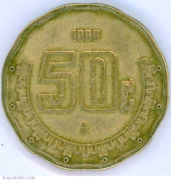 50 Centavos 1998, United Mexican States (1991-2000) - Mexico - Coin - 10863