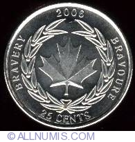 Image #2 of 25 Cents 2006 - Medal of Bravery