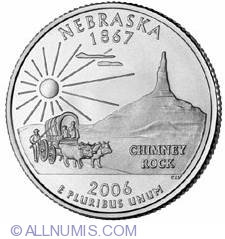 Image #2 of State Quarter 2006 D - Nebraska