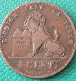 Image #1 of 1 Centime 1882