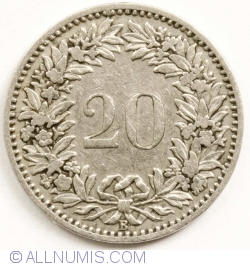 20 Rappen 1897 B