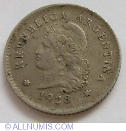 Image #2 of 10 Centavos 1928
