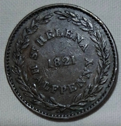 Half Penny 1821