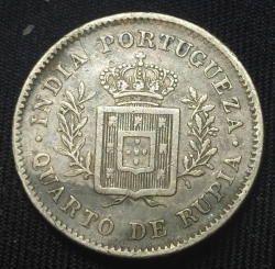 1/4 Rupia 1881