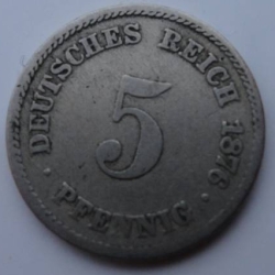 5 Pfennig 1876 E