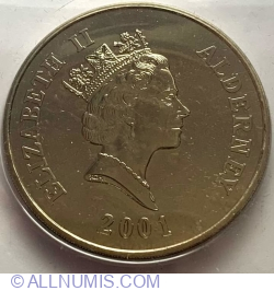 5 Pounds 2001 - 75th Anniversary of the Birth of Queen Elizabeth II