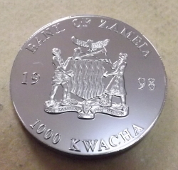Image #1 of 1000 Kwacha 1998 - Unitatea Europeana - 500 Euro avers