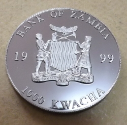 Image #1 of 1000 Kwacha 1999 - Unitatea Europeana - 20 Euro revers