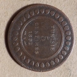 5 Centimes 1892 A