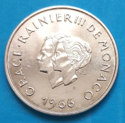 10 Francs 1966 - 10th Anniversary of Marriage