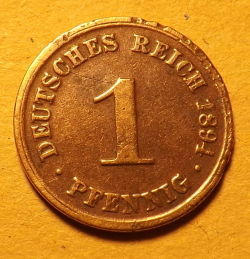 1 Pfennig 1894 D
