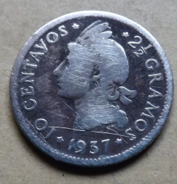 Image #2 of 10 Centavos 1937