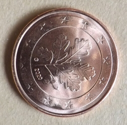 Image #1 of 5 Euro Cent 2020 G