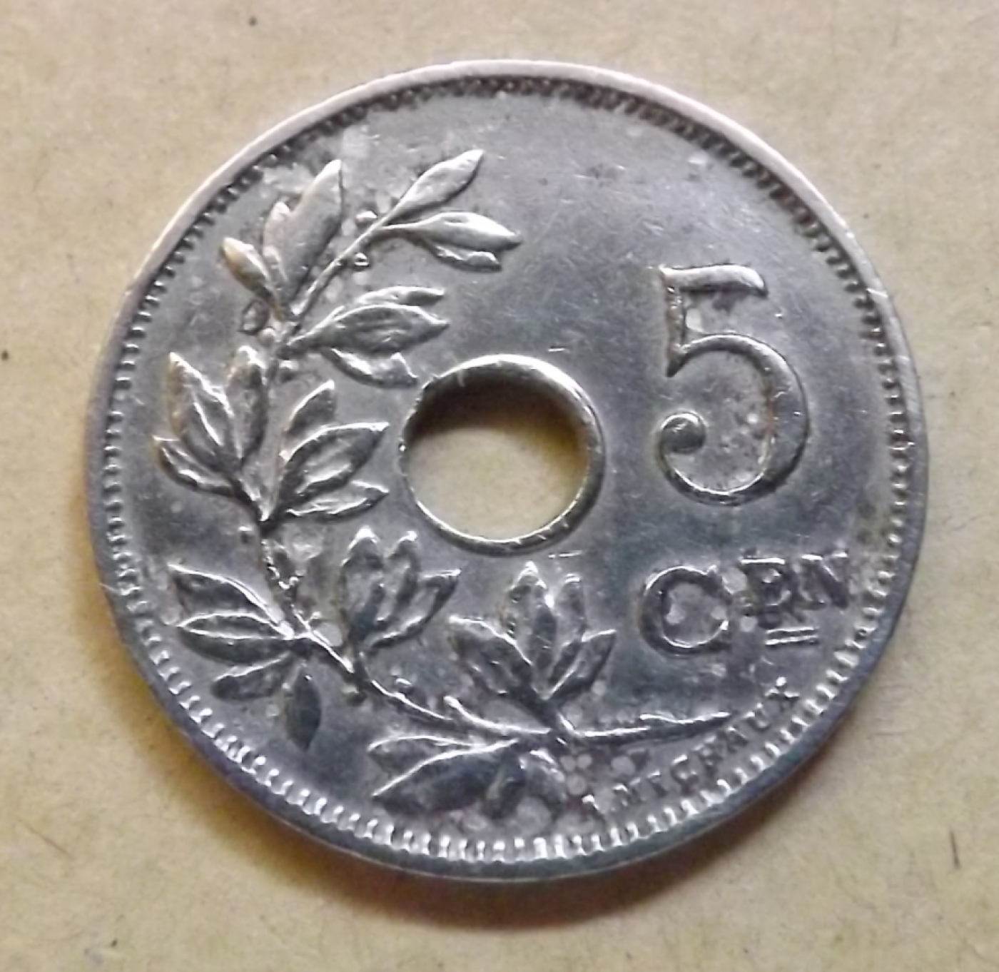 5 Centimes 1924 (Belgie), Albert I (1922-1934) - Belgium - Coin - 39142
