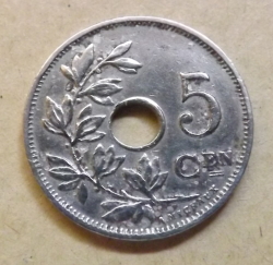 5 Centimes 1924 (Belgie)