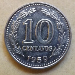 Image #2 of 10 Centavos 1959