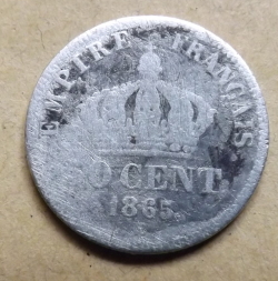 Image #1 of 50 Centimes 1865 BB