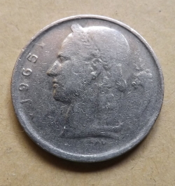 Image #2 of 1 Franc 1965 (Belgique)