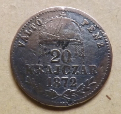 20 Krajczar 1872 KB