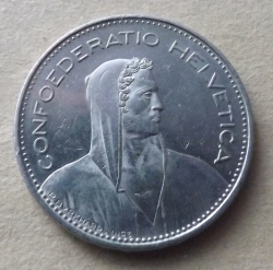Image #1 of 5 Francs 2002