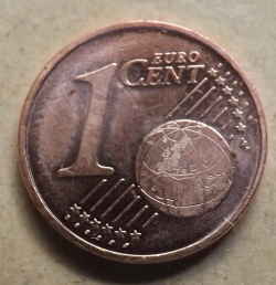 Image #1 of 1 Euro Cent 2019 D