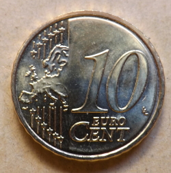 10 Euro Cent 2019 D
