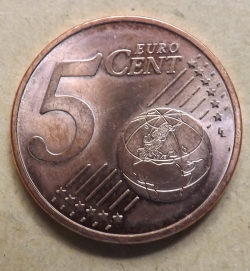 Image #1 of 5 Euro Cent 2019 D