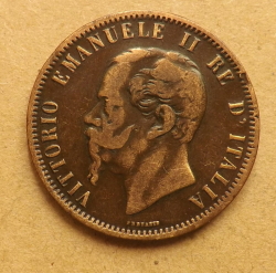 Image #2 of 10 Centesimi 1866 N
