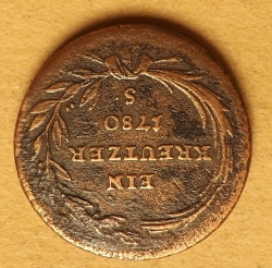 1 Kreutzer 1780 S