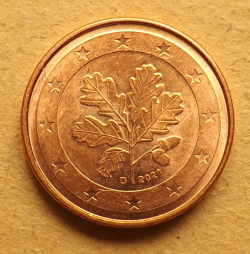 Image #1 of 1 Euro Cent 2021 D
