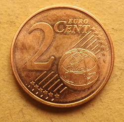 Image #2 of 2 Euro Cent 2021 F