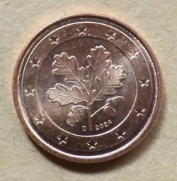 Image #2 of 1 Euro Cent 2024 D