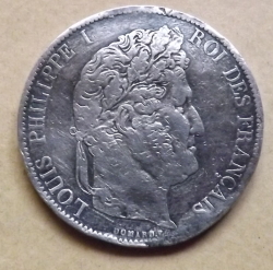 Image #1 of 5 Francs 1848 BB
