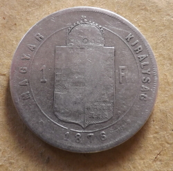 Image #1 of 1 Forint 1876