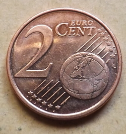 Image #2 of 2 Euro Cent 2018 G