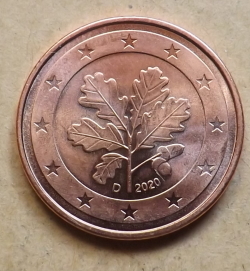 Image #1 of 5 Euro Cent  2020 D