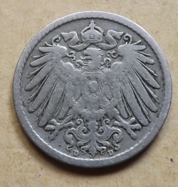 Image #2 of 5 Pfennig 1893 D