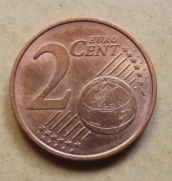 Image #2 of 2 Euro Cent 2019 J