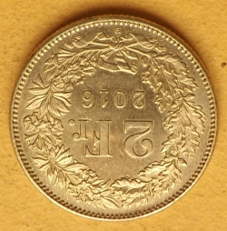 Image #2 of 2 Francs 2016