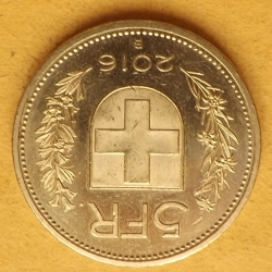 Image #2 of 5 Francs 2016