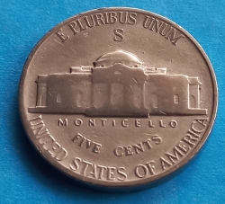 Image #1 of Jefferson Nickel 1944 S