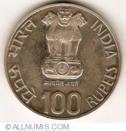 Image #2 of 100 Rupees 2004 - 100 years since the birth of Lal Bahadur Shasti