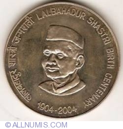 Image #1 of 100 Rupii 2004 - 100 de ani de la nasterea lui Lal Bahadur Shasti