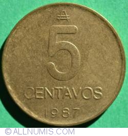 Image #2 of 5 Centavos1987